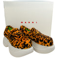 Load image into Gallery viewer, Marni Brown Leopard Calf Hair Platform Loafers