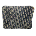 Load image into Gallery viewer, Christian Blue Dior Oblique Jacquard DiorTravel Travel Clutch Bag