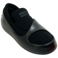 Load image into Gallery viewer, Ferragamo Black Neoprene / Rubber Lunar Slip On Loafers