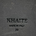 Load image into Gallery viewer, Khaite Black Conley Lace Up Leather Combat Boots