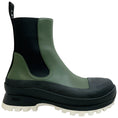 Load image into Gallery viewer, Stella McCartney Olive / Black Vegan Leather Trace Sport Boots