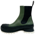 Load image into Gallery viewer, Stella McCartney Olive / Black Vegan Leather Trace Sport Boots