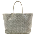 Load image into Gallery viewer, Goyard White Goyardine Saint Louis PM Tote with Heart
