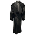 Load image into Gallery viewer, Stand Studio Black Lamb Leather and Suede Panelled Blossom Trenchcoat