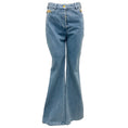 Load image into Gallery viewer, Patou Light Blue Cotton Flare Fit Jeans