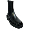 Load image into Gallery viewer, Valentino Black Leather Rockstud Beatle Boots