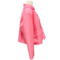 Load image into Gallery viewer, Kika Vargas Pink Button Front Silk Satin Jacket