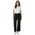 Load image into Gallery viewer, L'Agence Black Noir Coated Oriana High Rise Straight Jeans