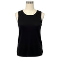Load image into Gallery viewer, Lisa Perry Black Cashmere Knit Cardigan Sweater and Tank Top Set