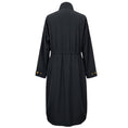 Load image into Gallery viewer, L'Agence Black Toshi Water Repellent Windbreaker Trench Coat