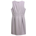 Load image into Gallery viewer, Lafayette 148 New York Lilac Purple Aster Sleeveless Pleated Wool and Silk Midi Dress