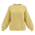 Load image into Gallery viewer, Peserico Pale Yellow Alpaca and Wool Knit Pullover Sweater