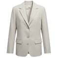 Load image into Gallery viewer, SIR. Light Grey Three Button Wool Blazer Jacket