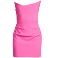 Load image into Gallery viewer, Roland Mouret Pink Strapless Asymmetric Mini Dress