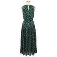 Load image into Gallery viewer, Ulla Johnson Green Multi Floral Printed Sleeveless Silk Maxi Dress with Belt