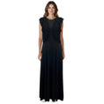 Load image into Gallery viewer, Ulla Johnson Black Ruched Detail Organic Cotton Maxi Dress
