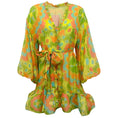 Load image into Gallery viewer, Alexis Green Multi Floral Analia Dress