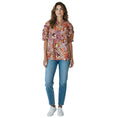 Load image into Gallery viewer, Ulla Johnson Multi Floral Print Silk Pansy Annabella Blouse