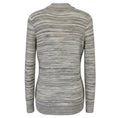 Load image into Gallery viewer, Amina Rubinacci Grey Sequined Marled Wool Knit Sweater Jacket