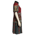 Load image into Gallery viewer, Alice + Olivia Red / Blue Multi Patchwork Mini Dress