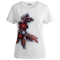 Load image into Gallery viewer, Barrie White Multi Knit Patchwork Applique Short Sleeved Cotton Top