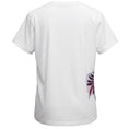 Load image into Gallery viewer, Barrie White Multi Knit Patchwork Applique Short Sleeved Cotton Top