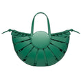Load image into Gallery viewer, Bottega Veneta Racing Green French Calfskin and Light Paper Nylon The Shell Medium Bag