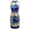 Load image into Gallery viewer, Cara Cara Cream / Blue Multi Evening Blue Bombay Bouquet Mackenzie Dress
