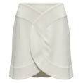 Load image into Gallery viewer, Chloe Milk White Crepe Mini Skirt