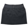 Load image into Gallery viewer, Chloe Vintage Black Noir Jacquard Mini Skirt with Lace Back