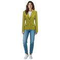 Load image into Gallery viewer, Cavalli Class RARE Vintage Lime Green Seamed Jacket with Gold Snake Button