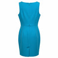 Load image into Gallery viewer, Dolce & Gabbana Turquoise Sleeveless Mini Cocktail Dress