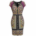 Load image into Gallery viewer, Etro Purple Multi Floral and Paisley Printed Silk Dress