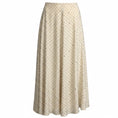 Load image into Gallery viewer, Fendi Ivory / Black Dot Print Silk Maxi Skirt
