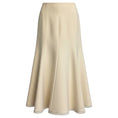 Load image into Gallery viewer, Gabriela Hearst Ivory Wool and Silk Midi Skirt