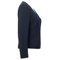 Load image into Gallery viewer, Giorgio Armani Navy Blue Zip Front Crepe Jacket