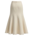 Load image into Gallery viewer, Gabriela Hearst Ivory Wool and Silk Midi Skirt