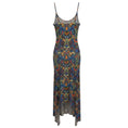 Load image into Gallery viewer, Haney Black Mayan Multi Olivia Dress