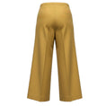 Load image into Gallery viewer, Khaite Tan Wide Leg Cotton Pants / Trousers
