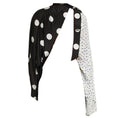 Load image into Gallery viewer, Balenciaga Black / White Multi Floral Polka Dot Printed Silk Blouse