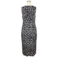 Load image into Gallery viewer, Zero + Maria Cornejo Black / Ivory Printed Sleeveless V-Neck Silk Dress