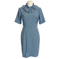 Load image into Gallery viewer, Marni Light Blue / Black Printed Short Sleeved Cotton Dress