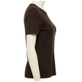 Load image into Gallery viewer, Michael Kors Collection Chocolate Brown Cashmere Short Sleeve Sweater