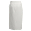 Load image into Gallery viewer, Moncler White Cotton Wrap Midi Skirt with Logo Belt