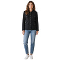 Load image into Gallery viewer, Nili Lotan Navy Blue Button Front Wool Jacket with Four Pockets