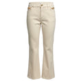 Load image into Gallery viewer, Patou Ivory Regenerated Cotton Denim Flare Jeans