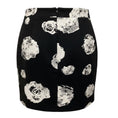 Load image into Gallery viewer, Proenza Schouler Black / White Floral Jacquard Mini Skirt