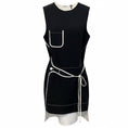 Load image into Gallery viewer, Paco Rabanne Black / White Sleeveless Mini Dress
