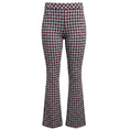 Load image into Gallery viewer, Rosetta Getty Blue / Red Gingham Jacquard Flare Pant