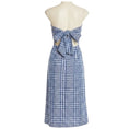 Load image into Gallery viewer, Theory Blue Multi Dillon Plaid Phyly Midi Dress